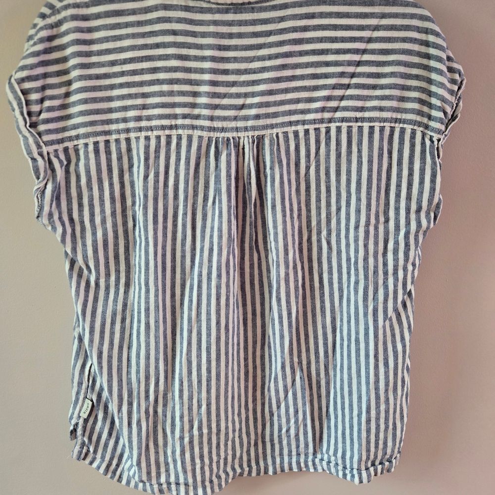 Orvis Blue and White Striped Shirt - Picture 5 of 6